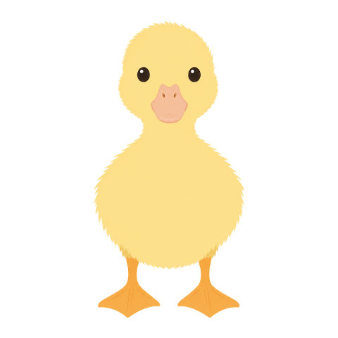 cartoon-duck-yellow-color-10366980