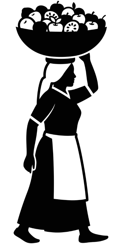 woman-silhouette-fruit-basket-10011615