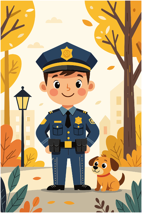 police-officer-boy-form-dog-autumn-9891956