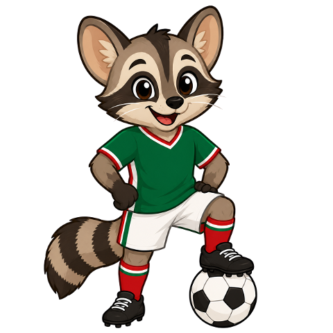 mexico-cacomixtle-mascot-football-10334647