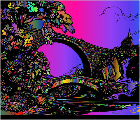 children-river-bridge-colorful-7280524