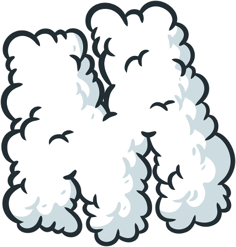 font-letter-m-air-cloud-alphabet-9089275