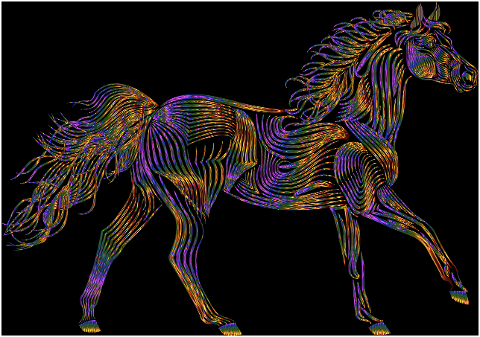 horse-equine-geometric-animal-8143844