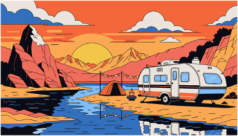 caravan-camp-mountains-river-10147801