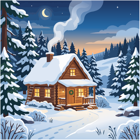 cabin-log-cabin-snow-winter-forest-10437584