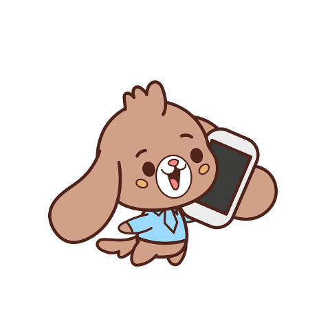 cellphone-dog-character-drawing-7072889