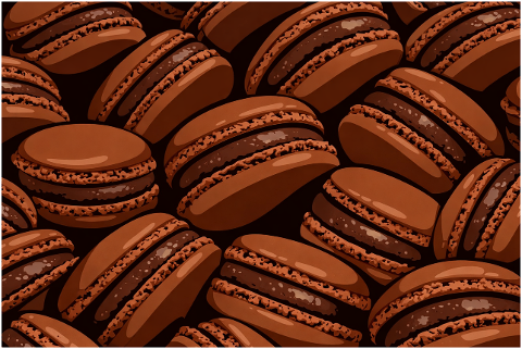 chocolate-macaron-macarons-10138597