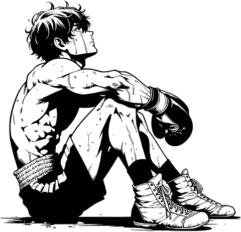 ai-generated-boxer-boy-tears-sweat-9380971