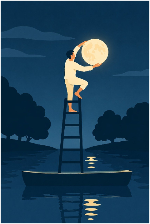 moon-ladder-man-boat-night-10231083