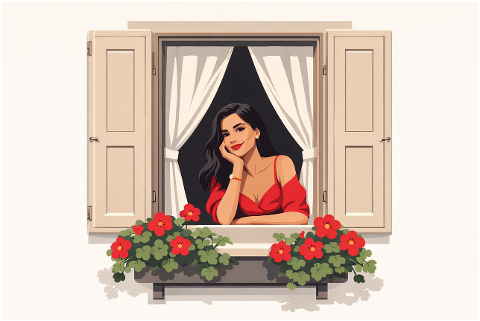 window-woman-flowers-spring-home-10201575