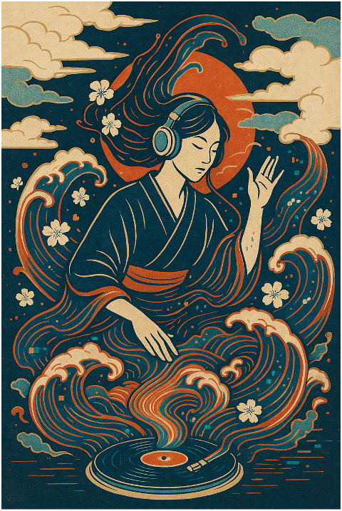 japan-dj-music-kimono-woman-9868784