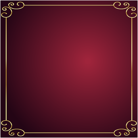 gold-frame-red-background-7434298