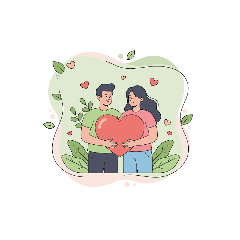 couple-illustration-holding-heart-10080053