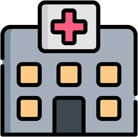 flat-medical-building-icon-5051452