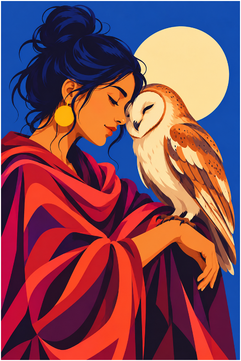 owl-woman-culture-trust-friendship-10509617