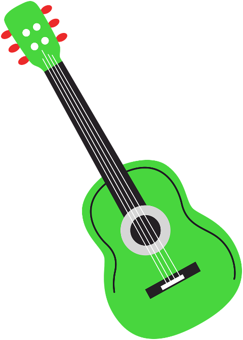 guitar-music-green-neon-instrument-9546522
