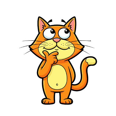 cartoon-cat-thinking-pose-cute-cat-9824584