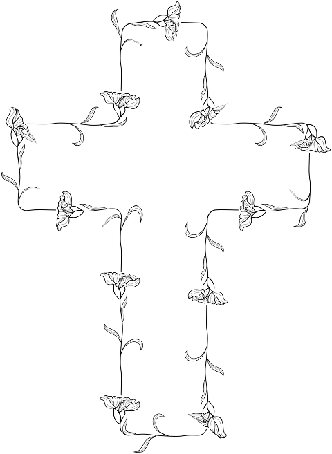 cross-jesus-christ-flower-plant-7893353