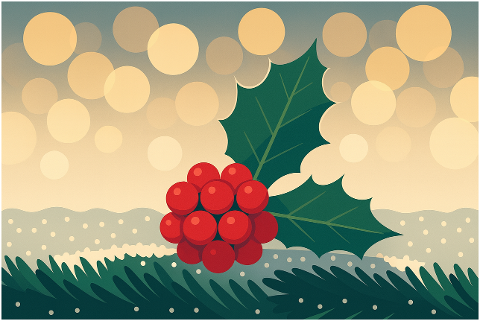 holly-illustration-christmas-berries-9963301