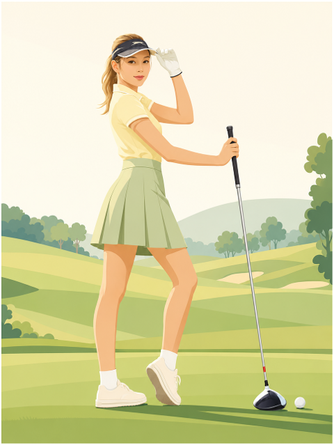 woman-golfer-golf-golf-course-10415257