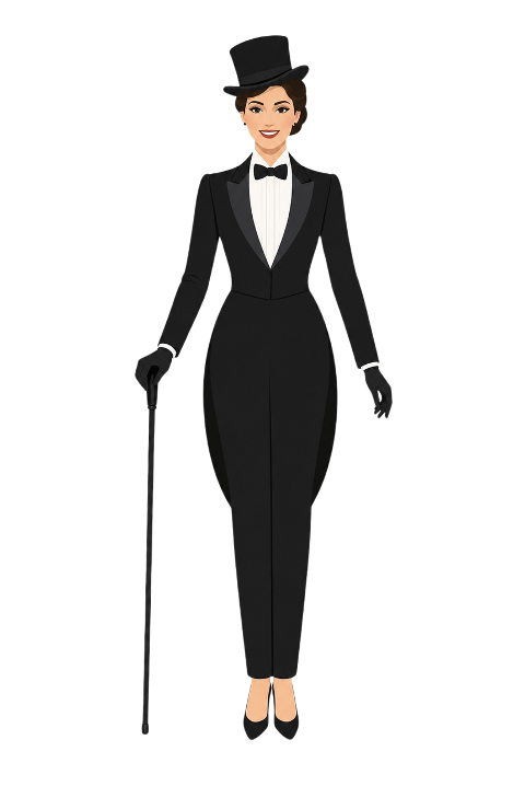 elegant-woman-woman-in-tuxedo-10444883