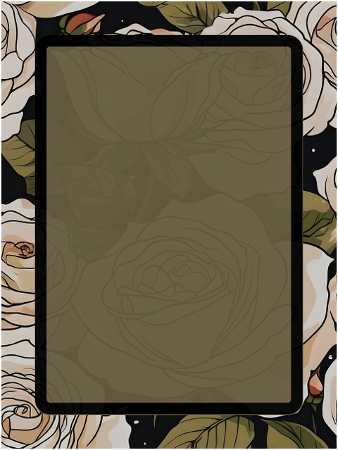 frame-outline-corners-flower-green-9717667