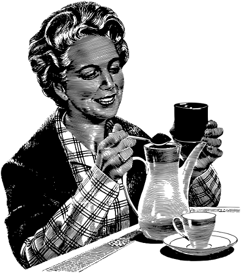 woman-coffee-line-art-drink-7258843