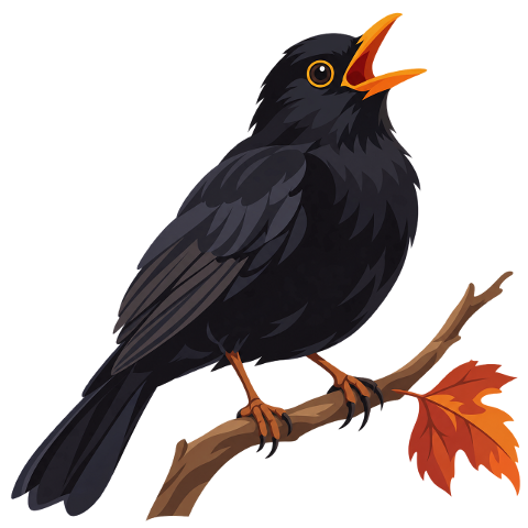 blackbird-singing-autumn-leaf-10499695