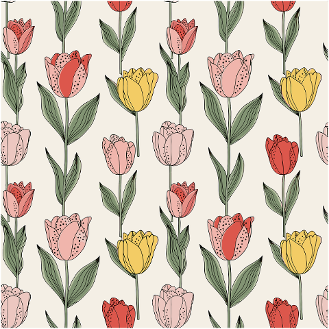 tulip-pattern-strawberry-pattern-10126349