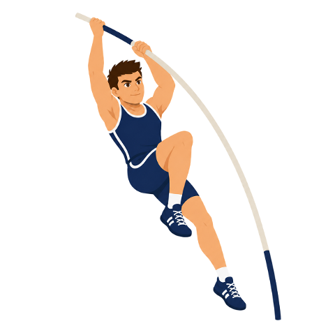 pole-vault-mascot-illustration-10338507