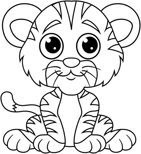 tiger-feline-stripes-baby-animal-6387491