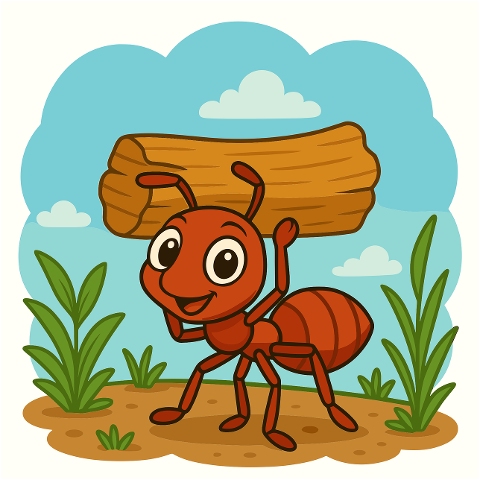 ai-generated-cartoon-ant-strong-ant-9878918