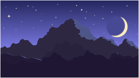 mountains-night-moon-landscape-5559099