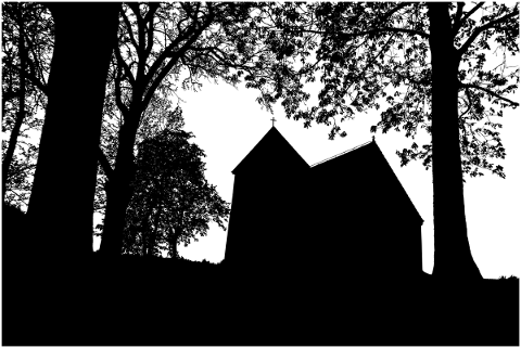 church-landscape-silhouette-tree-5081293