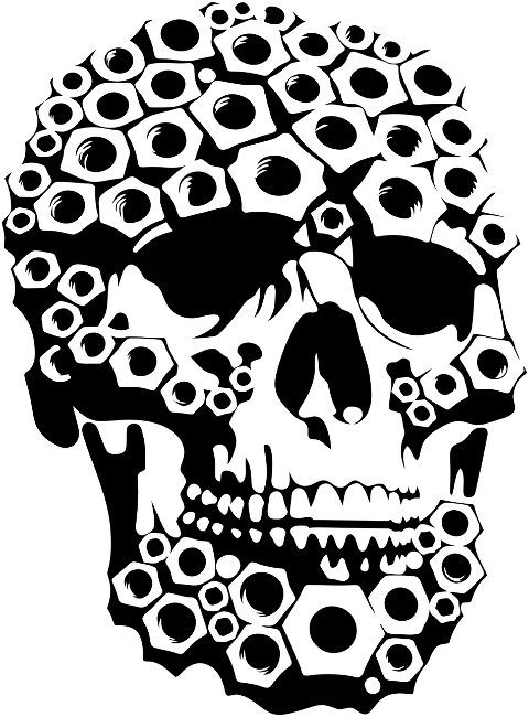 ai-generated-skull-bolts-metal-8509966