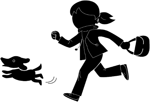 girl-dog-silhouette-running-6143961