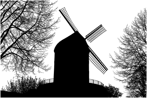 windmill-landscape-silhouette-trees-5019516