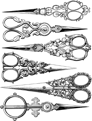 vintage-scissors-line-art-cut-4290490