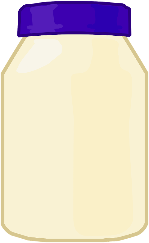 mayonnaise-container-jar-blue-lid-10256599