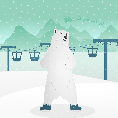 polar-bear-snow-winter-ice-skating-6887189