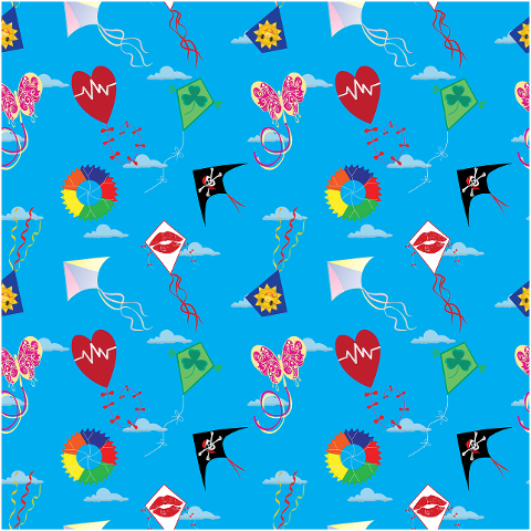 kites-blue-background-kite-pattern-6948350