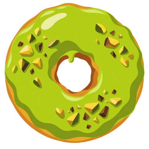 green-glaze-glazed-donut-10465852