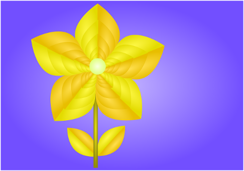 flower-yellow-flower-blue-background-7232577