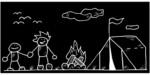 camping-bonfire-doodles-drawing-7469891