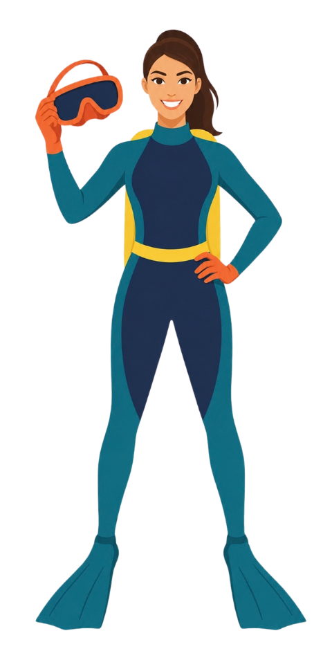 female-diver-snorkel-wetsuit-10465392
