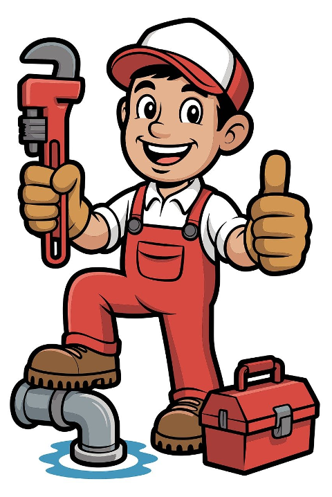 plumber-pipe-repair-cartoon-style-9665590