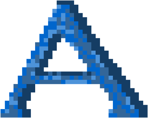 a-alphabet-bluealphabet-pixelart-9786205