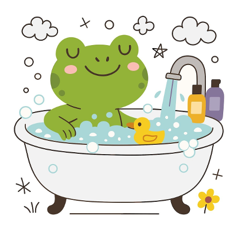 ai-generated-frog-bath-bubbles-9603610