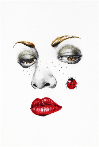 minimal-face-red-lips-funny-4680601