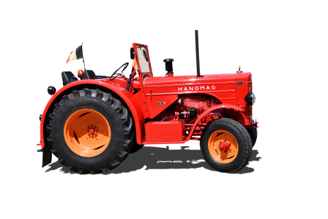 tractor-hanomag-isolated-old-5408355